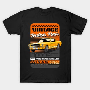 Retro V8 Mustang Car T-Shirt